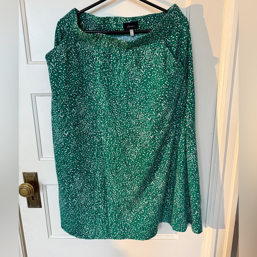 Joules Pull On Green Skirt with Pockets Size 10
